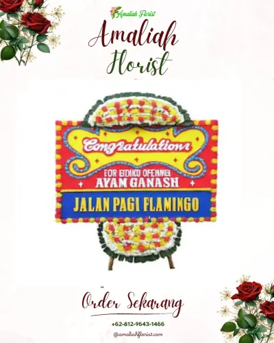 Bunga Papan Congratulation di Parak Laweh Pulau Aia Nan Xx